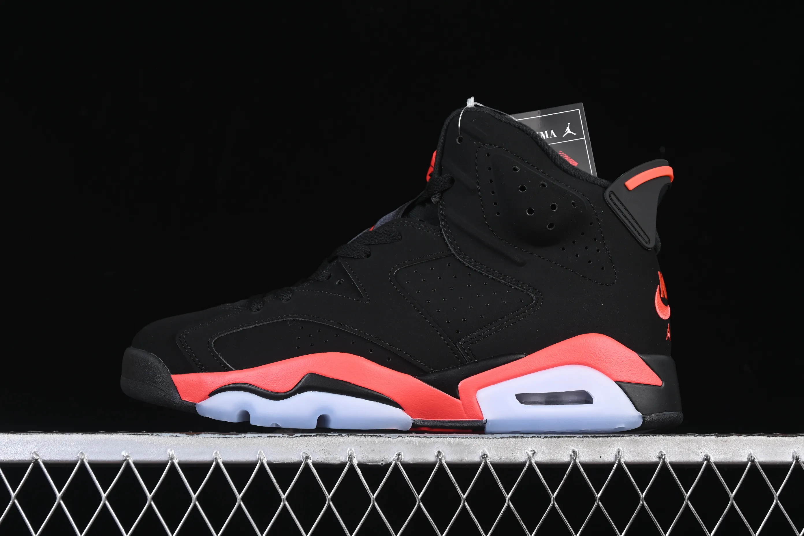 All categories Air Jordan Jordan series basketball shoes Air Jordan 6 OG version Air Jordan 6 "Infrared" AJ6 Joe 6 new black infrared CT8529-001